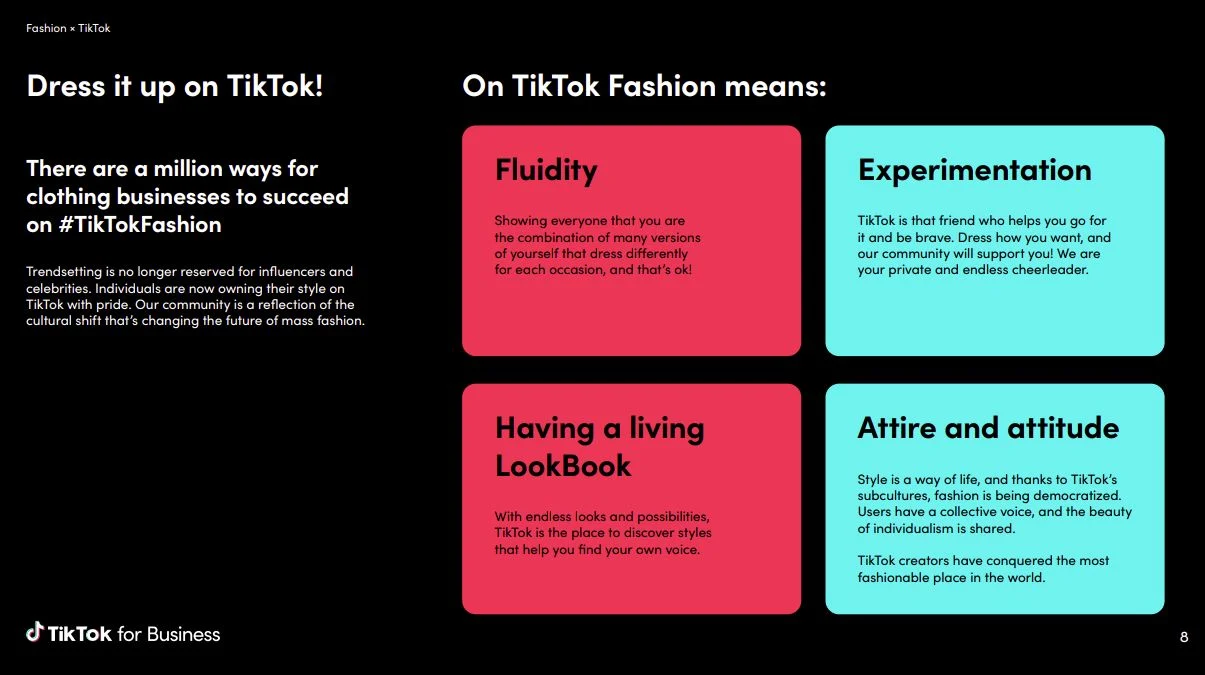 TikTok has released a guide for fashion marketers